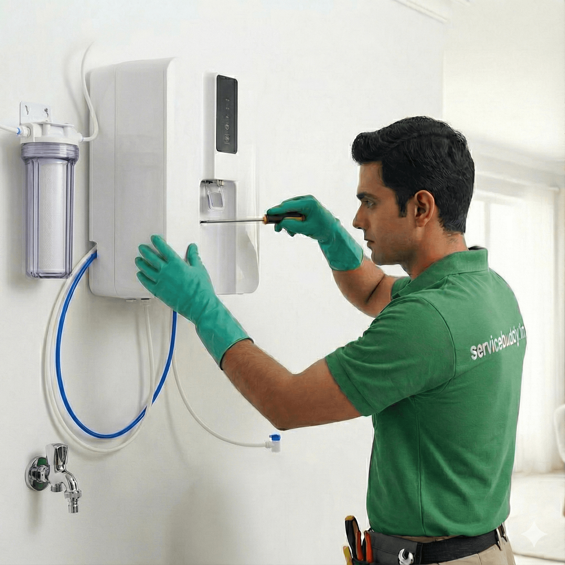 Water purifier installation